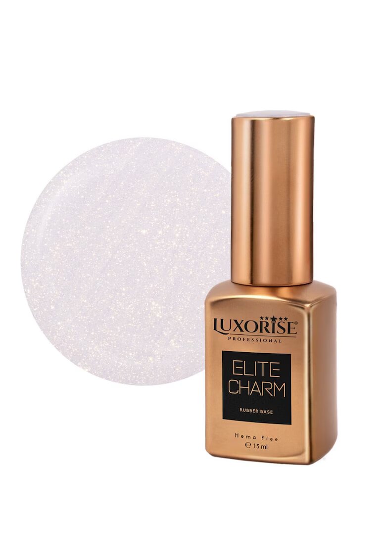 Luxorise Rubber Base Hema Free ELITE CHARM - Frosted Sparkle 15ml