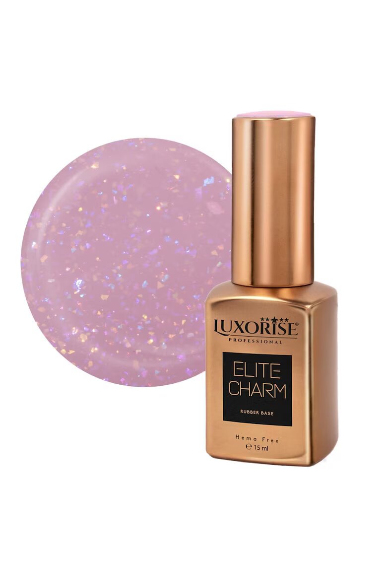 Luxorise Rubber Base Hema Free ELITE CHARM - Glow Gala 15ml