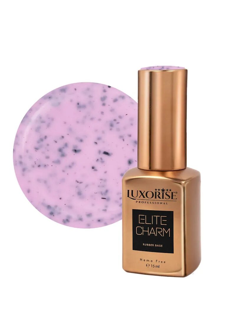 Luxorise Rubber Base Hema Free ELITE CHARM - Graceful Dots 15ml