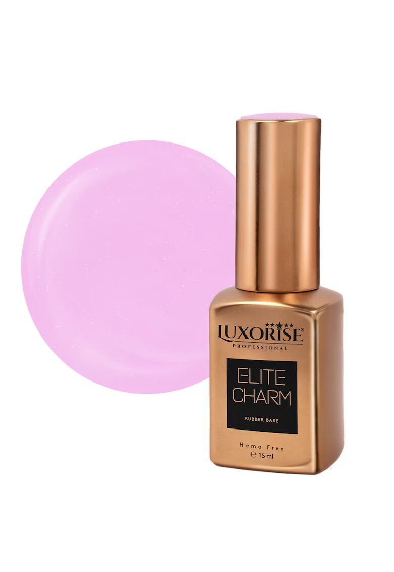 Luxorise Rubber Base Hema Free ELITE CHARM - Pearly Bloom 15ml