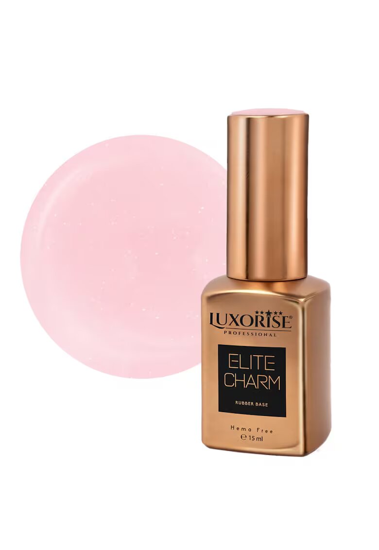 Luxorise Rubber Base Hema Free ELITE CHARM - Pearly Nude 15ml