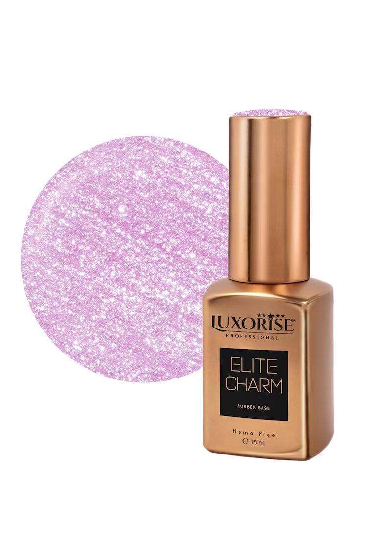 Luxorise Rubber Base Hema Free ELITE CHARM - Peony Bliss 15ml