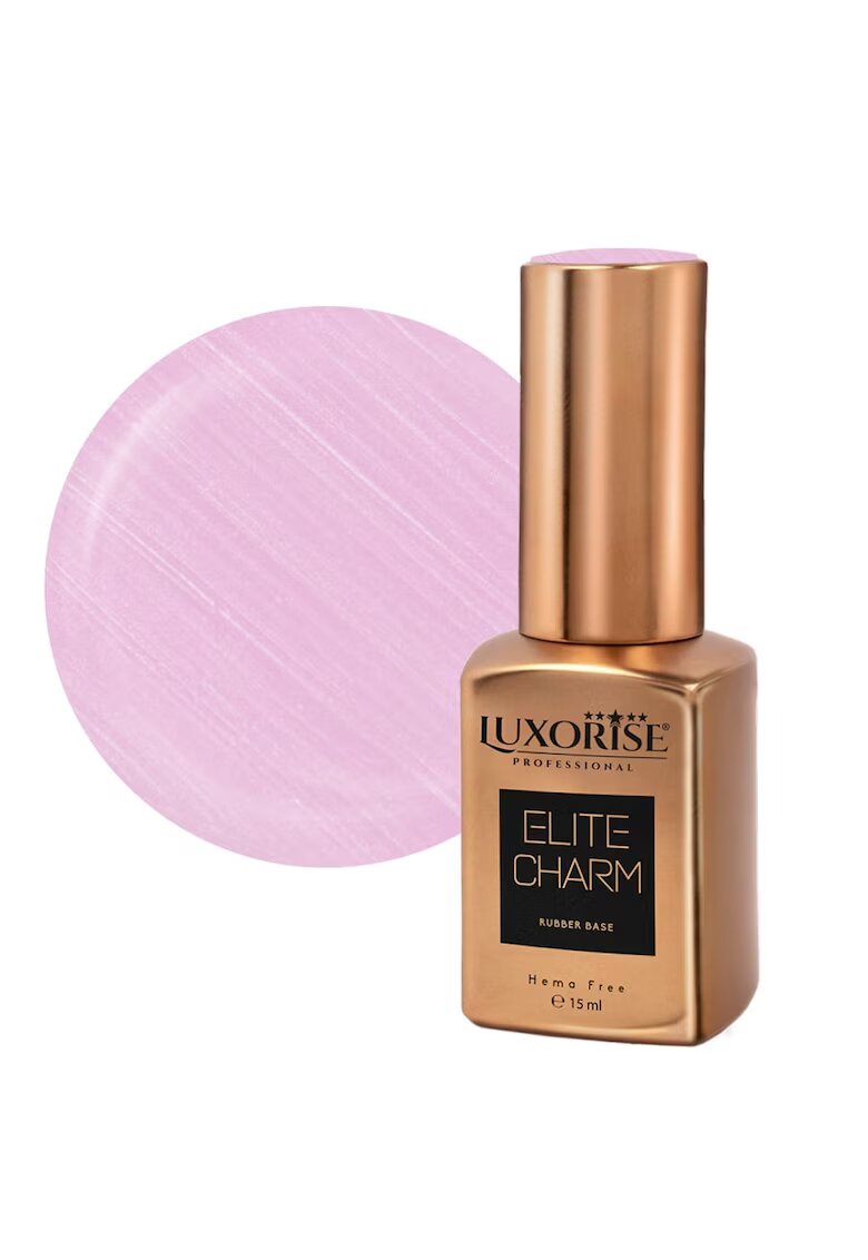 Luxorise Rubber Base Hema Free ELITE CHARM - Rose Opulence 15ml
