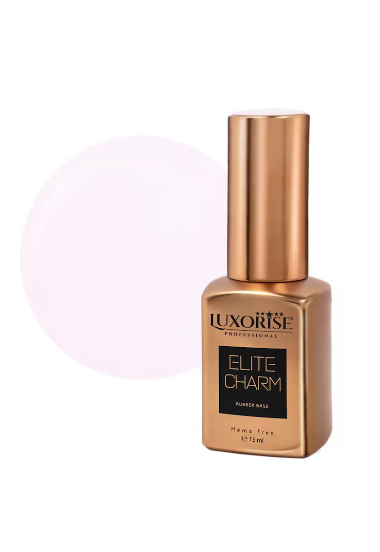 Luxorise Rubber Base Hema Free ELITE CHARM - Rose Radiance 15ml
