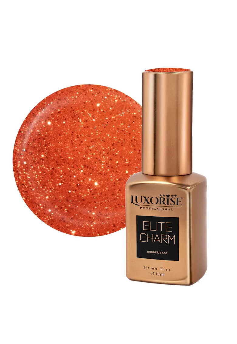 Luxorise Rubber Base Hema Free ELITE CHARM - Ruby Romance 15ml