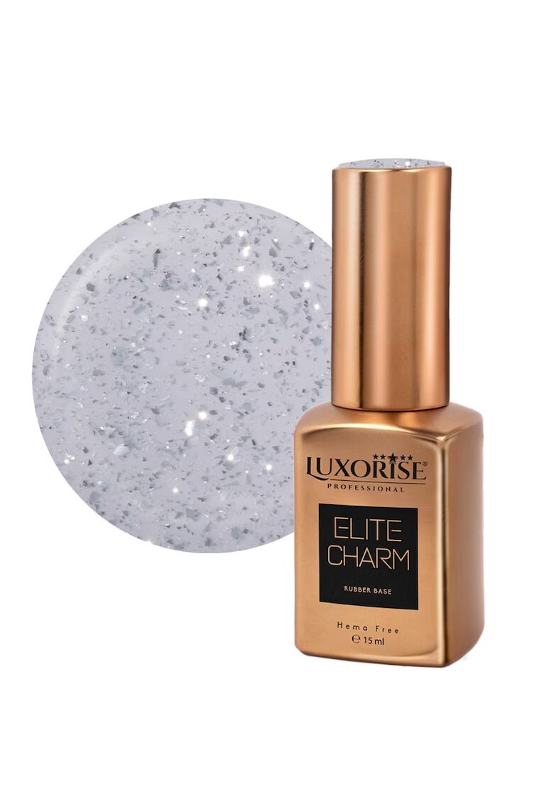 Luxorise Rubber Base Hema Free ELITE CHARM - Serenity Glaze 15ml