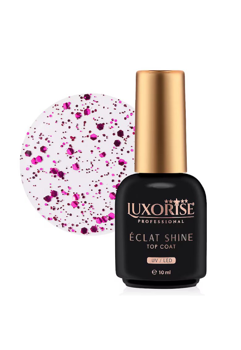 Luxorise Top Coat - Eclat Shine - Fuchsia 10ml
