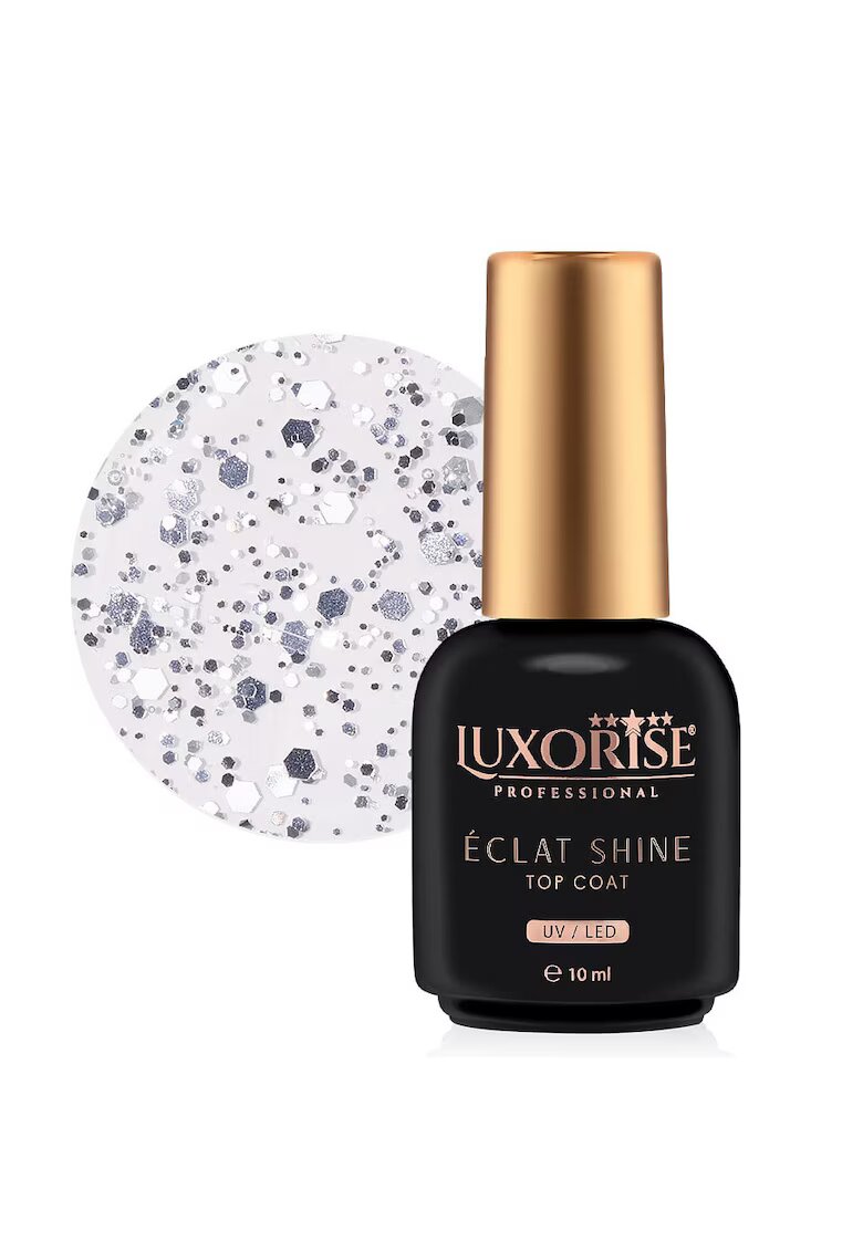 Luxorise Top Coat - Éclat Shine Silver Shine 10ml