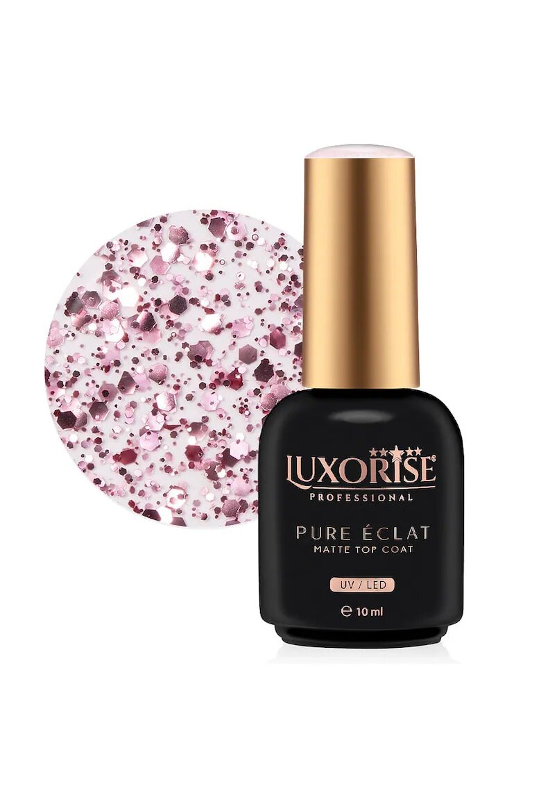 Luxorise Top Coat - Pure Eclat Matte - Rosette 10ml