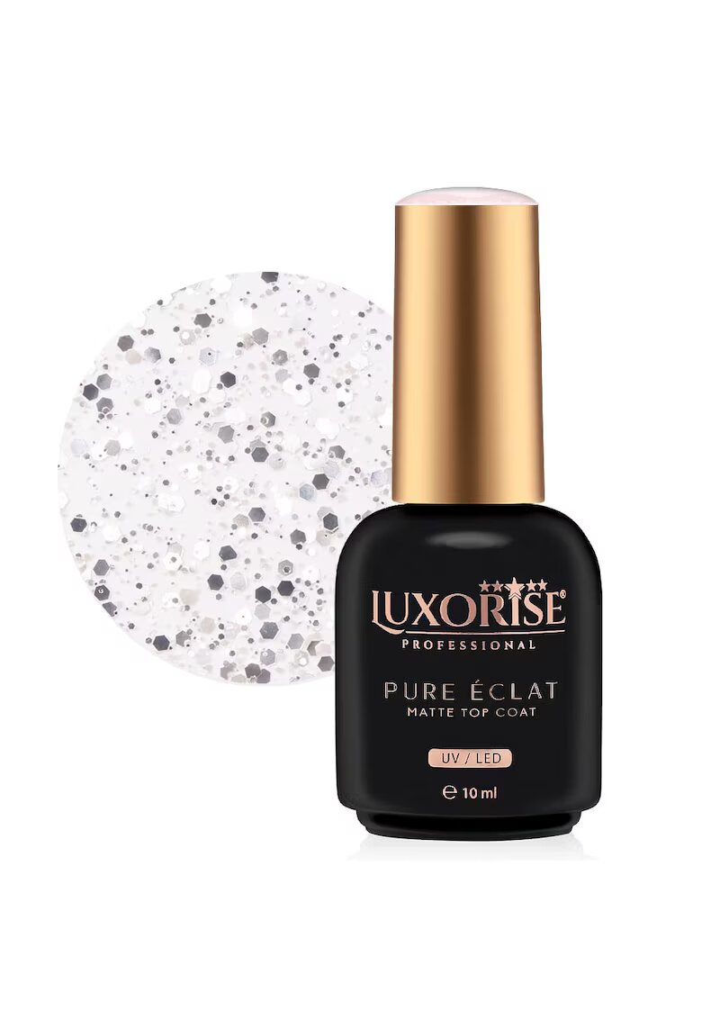 Luxorise Top Coat - Pure Eclat Matte - Silver 10ml