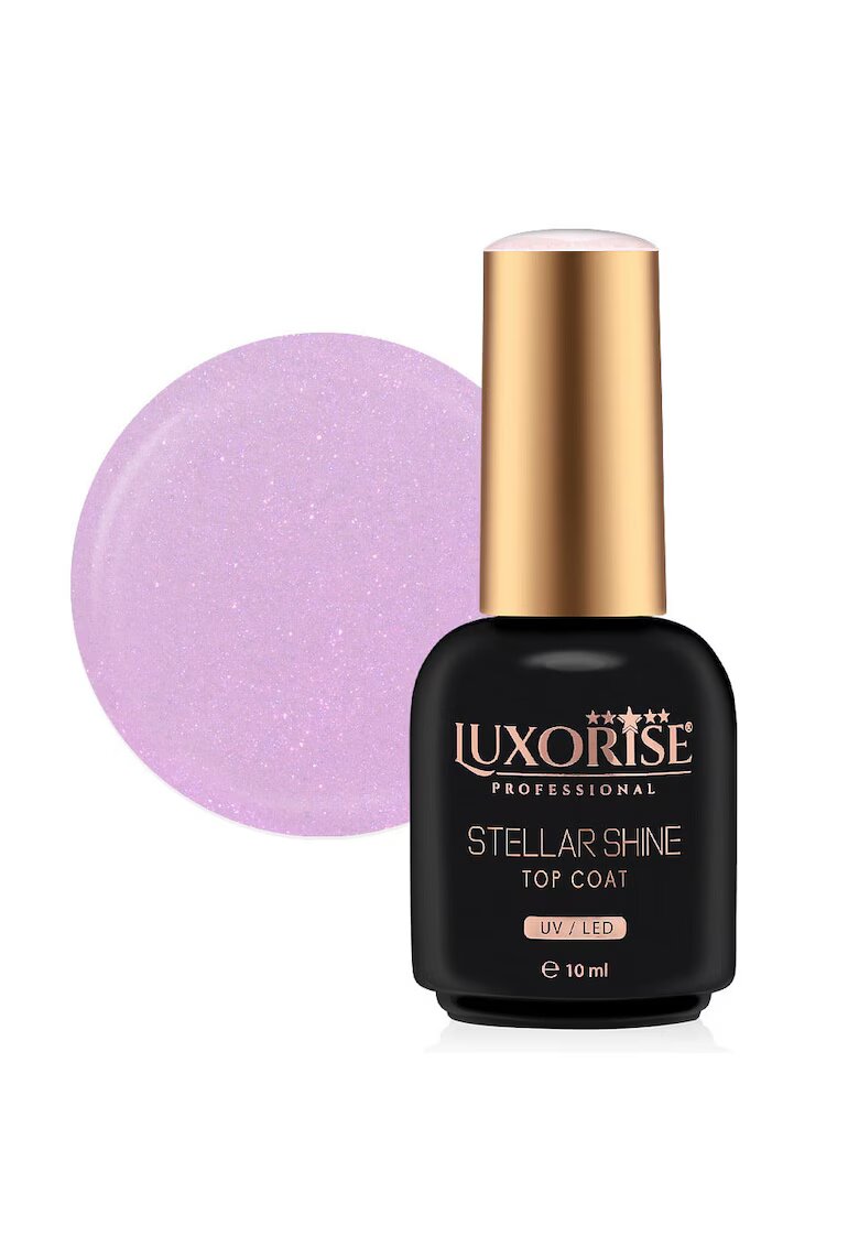 Luxorise Top Coat - STELLAR SHINE Pulsar Pink 10ml
