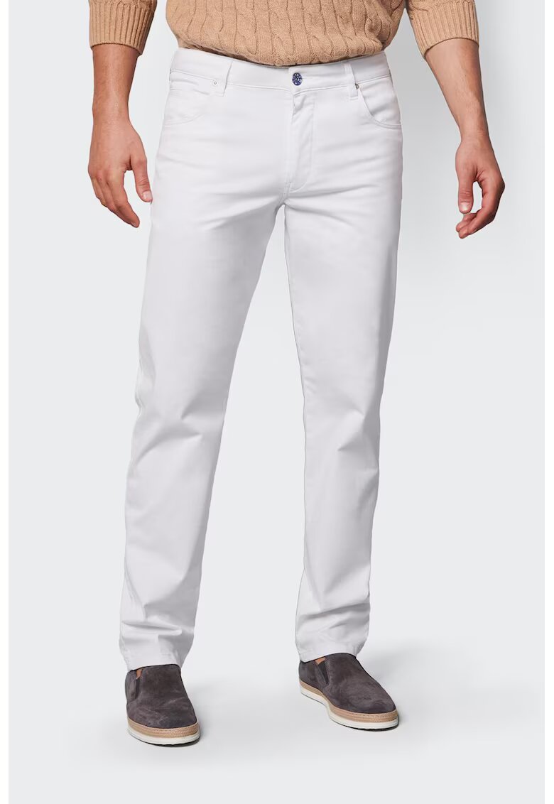 M5 by Meyer Pantaloni barbati M - 5 by Meyer Regular 6258/40 alb