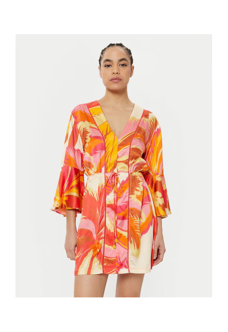 Maaji Rochie dama - 305166265 - Viscoza - Portocaliu - Portocaliu