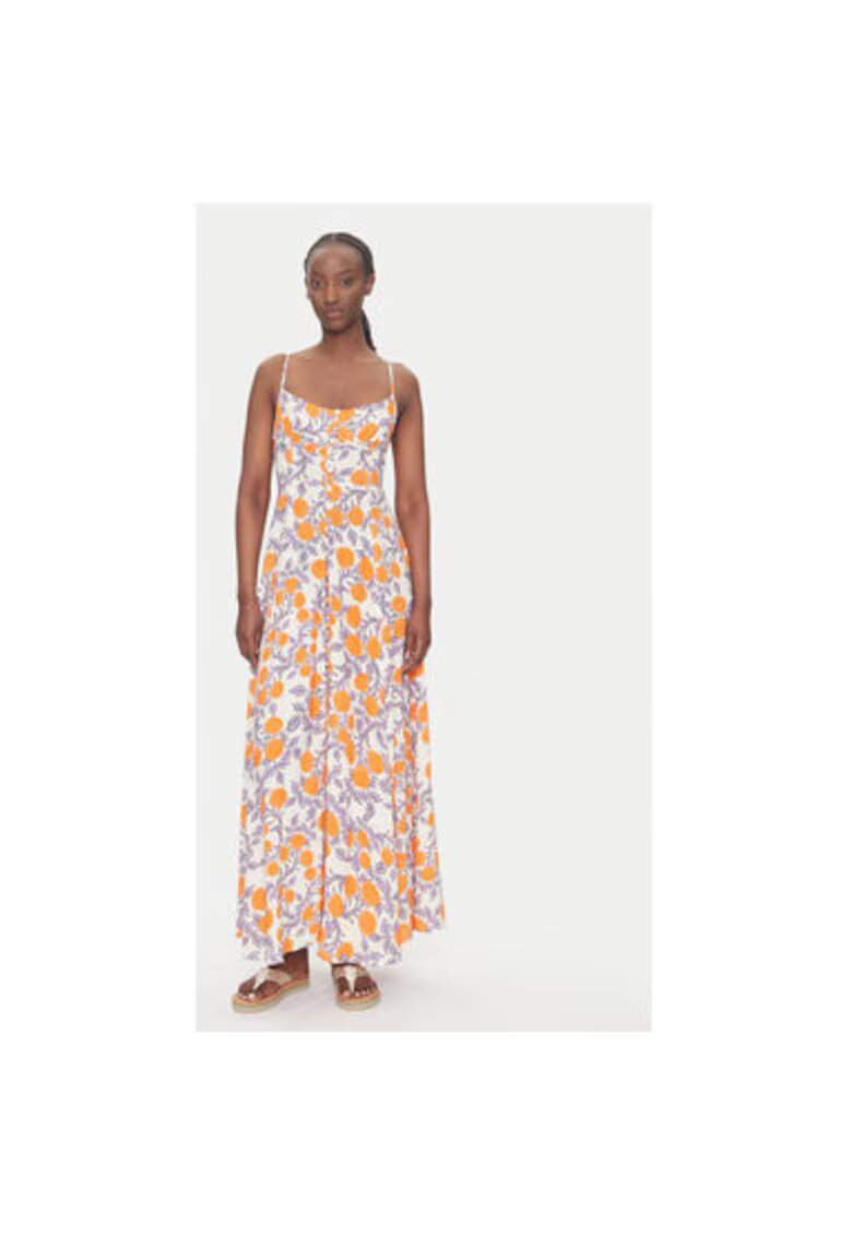 Maaji Rochie de vara dama PT2748CLD001 - Viscoza/In - Portocaliu - Portocaliu