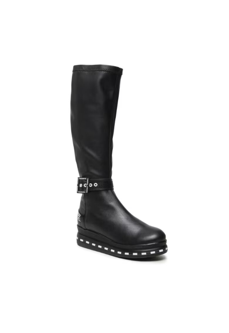 Maciejka Cizme dama - 209187403 - Negru - Piele naturala - Negru