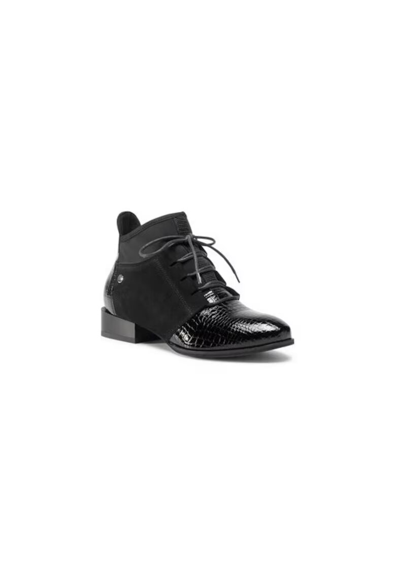 Maciejka Ghete dama 207660847 - Piele naturala - Negru - Negru