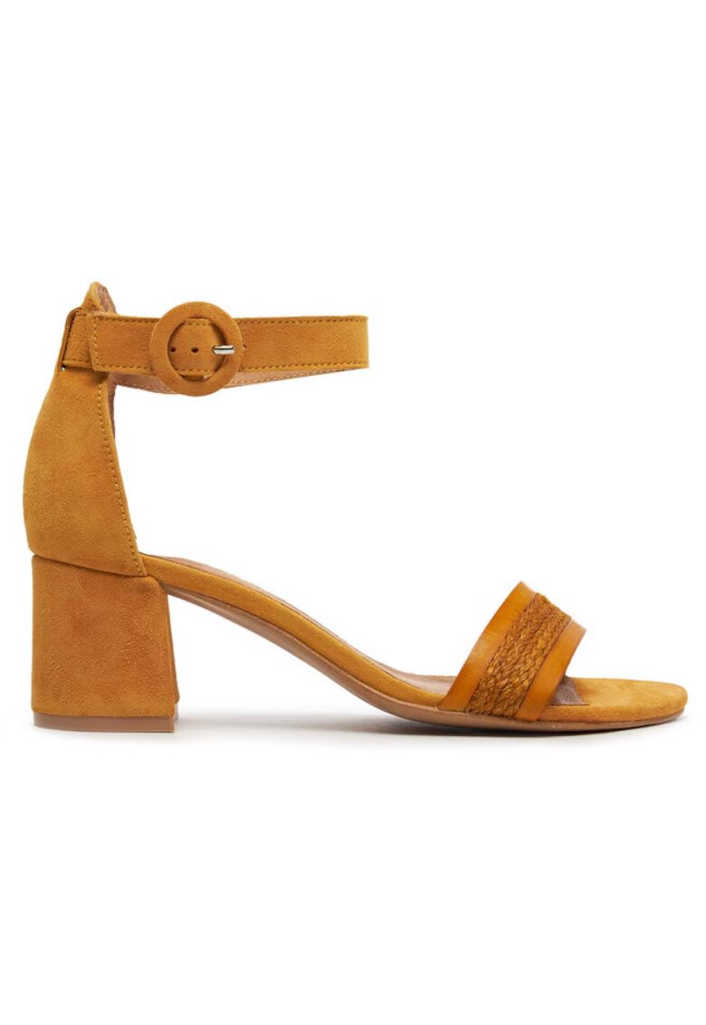 Maciejka Sandale dama - 47302 - Piele naturala - Galben