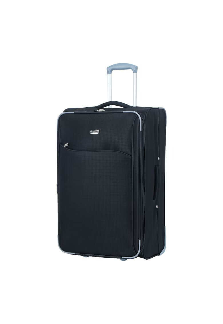 Madisson Troler mare extensibil SW233 - 72x44.5x25 cm - +30% capacitate - bagaj de cala - poliester - 2 roti - negru