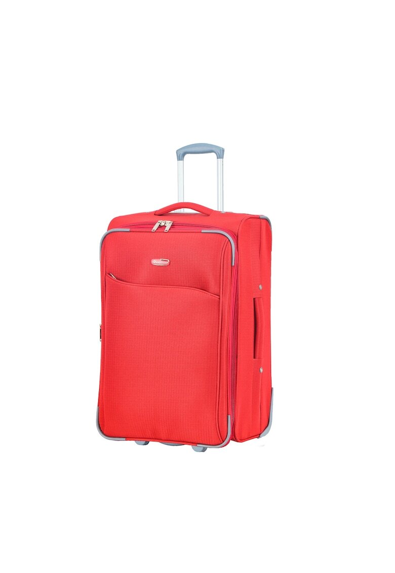 Madisson Troler mare extensibil SW233 - 72x44.5x25 cm - +30% capacitate - bagaj de cala - poliester - 2 roti - rosu