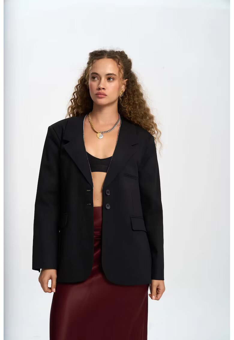 Mai Collection Sacou dama - HiCCUP - MAI STUDIOS Volda - negru - textil