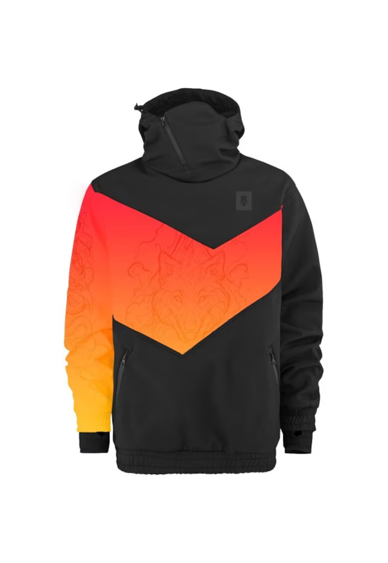 Majesty Geaca softshell Softshell Shadow - Negru/Rosu - Unisex -