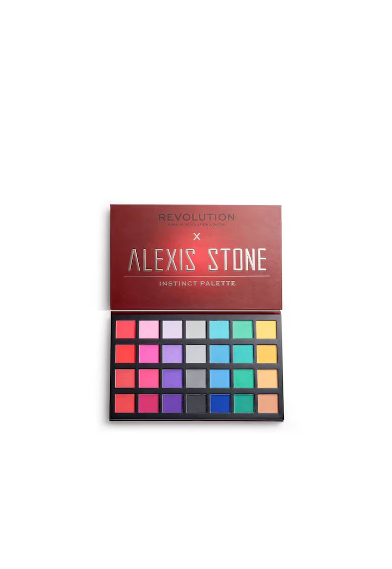 Makeup Revolution London Paleta farduri pleoape x Alexis Stone Eyeshadow Palette - Instinct Palette - 33.6 g