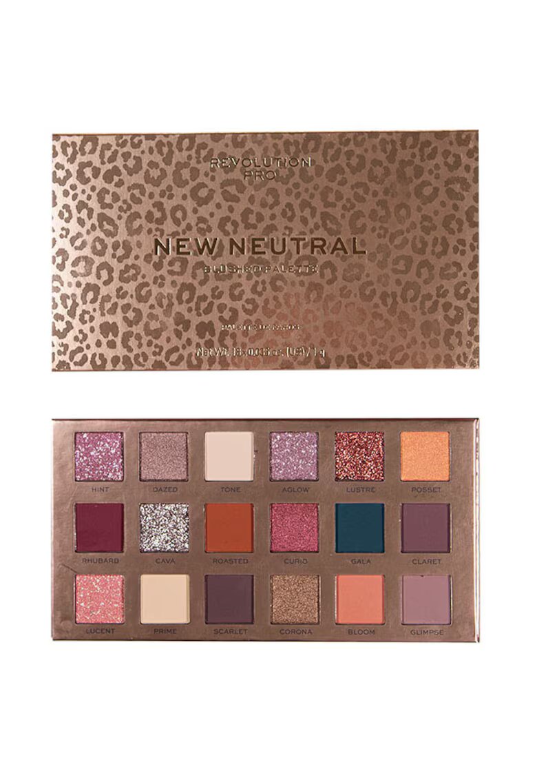 Makeup Revolution Paleta fard New Neutrals Blushed - 18 gr