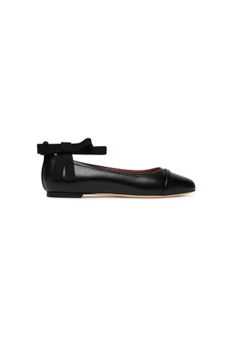 MALONE SOULIERS Balerini SABINA 5-4 - Piele naturala - Negru - Negru