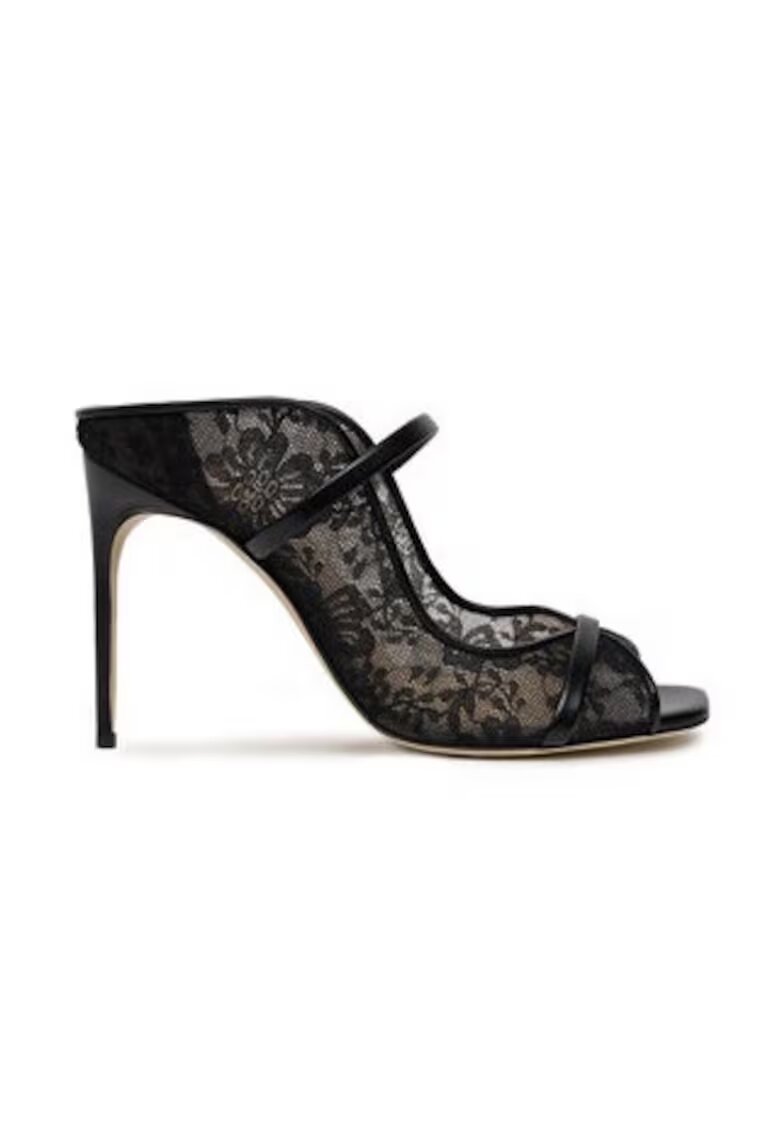 MALONE SOULIERS Papuci dama 305170316 - Textil - Negru - Negru