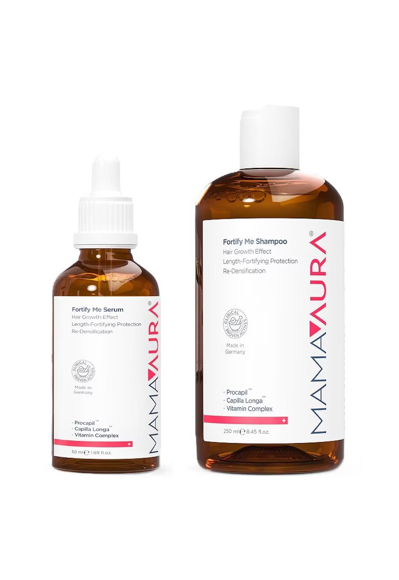 Mamaaura Pachet Fortify Me Sampon redensificator - 250 ml + Ser redensificator - 50 ml