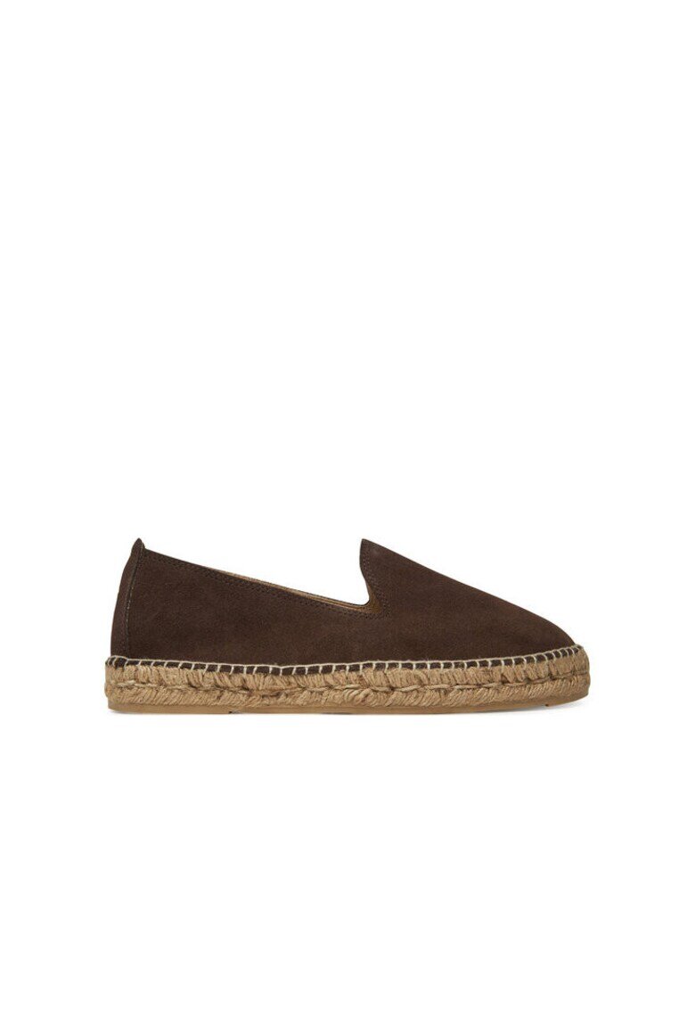 Manebi Espadrile barbati R 5.7 C0 - Piele naturala - Maro