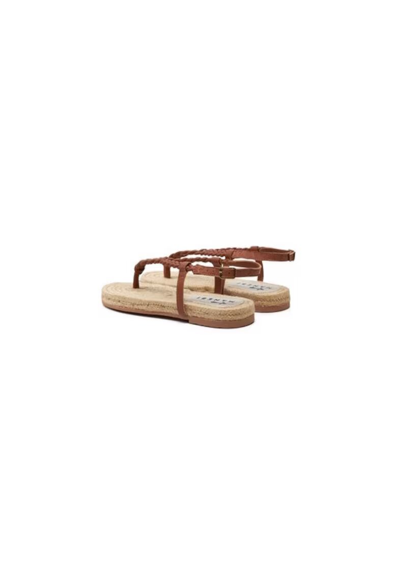 Manebi Espadrile dama 304059117 - Piele naturala - Maro - Maro