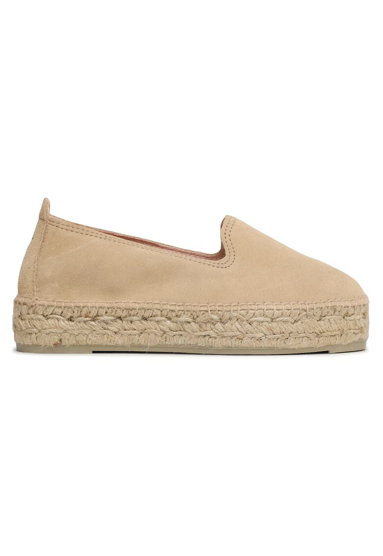 Manebi Espadrile dama DOUBLE SOLE ESPADRILLES K 1.1 - Piele naturala - Bej