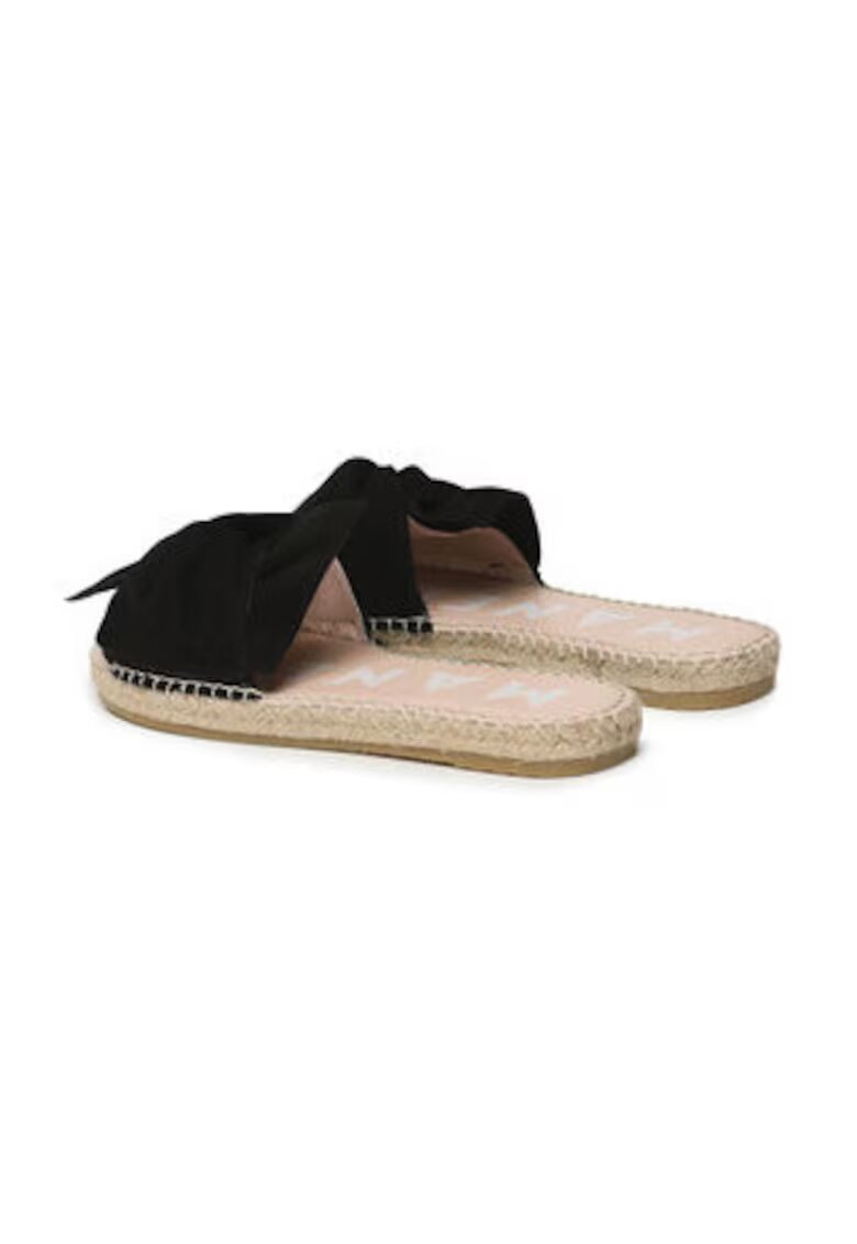 Manebi Espadrile dama piele naturala - negru - Negru