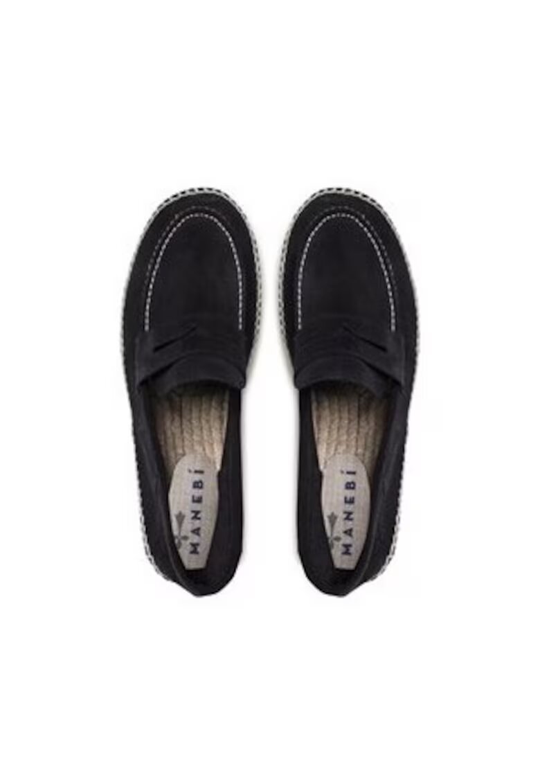 Manebi Espadrile dama - plastic - bleumarin -