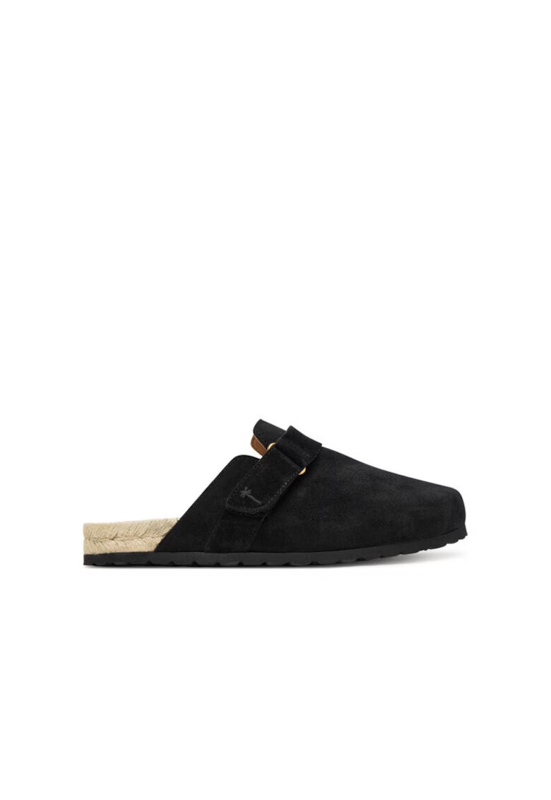 Manebi Espadrile pentru femei - 305413406 - piele naturala - negru