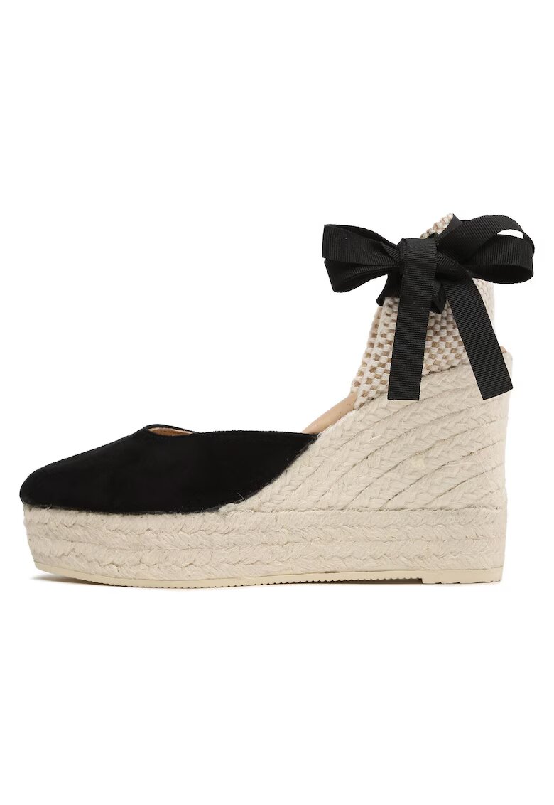 Manebi Mocasini dama - piele naturala - negru - toc plat