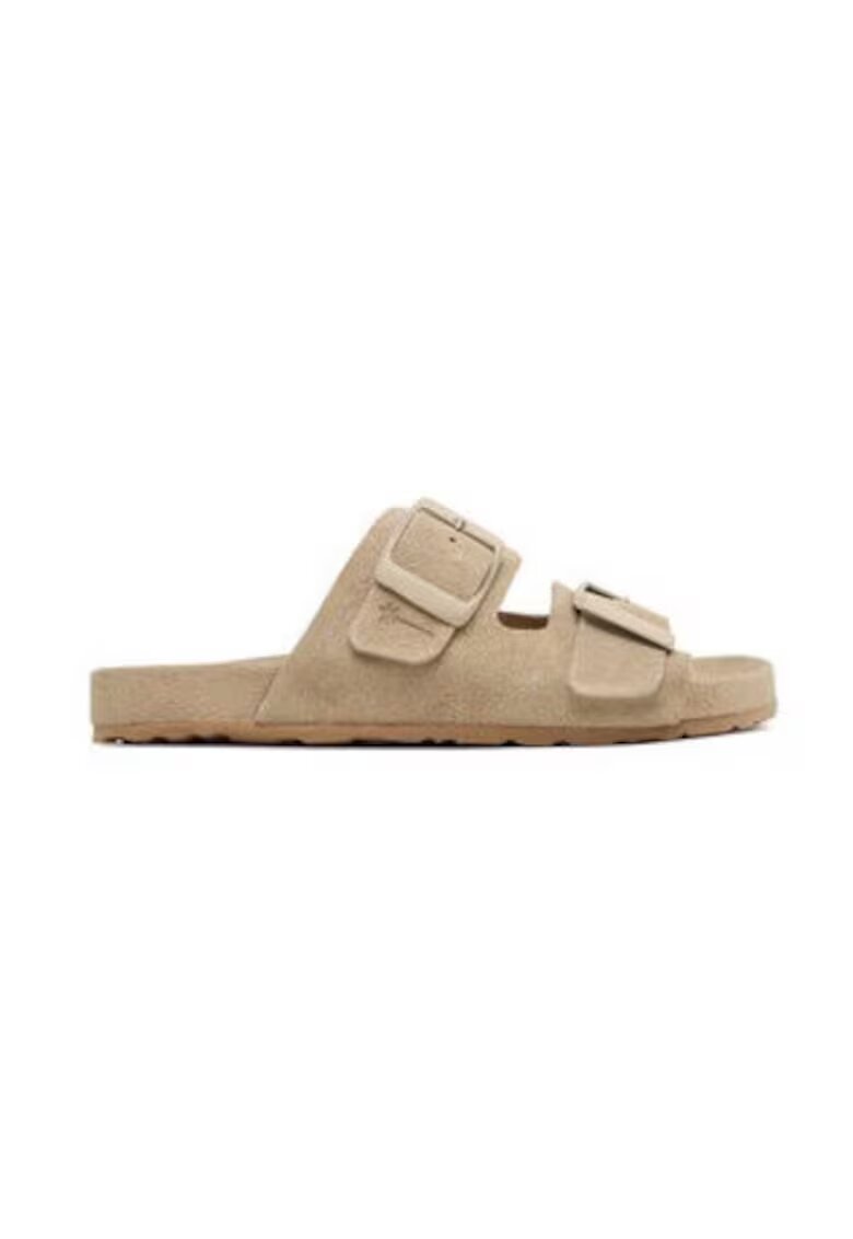 Manebi Papuci dama 302778027 - Piele naturala - 35 EU - Bej