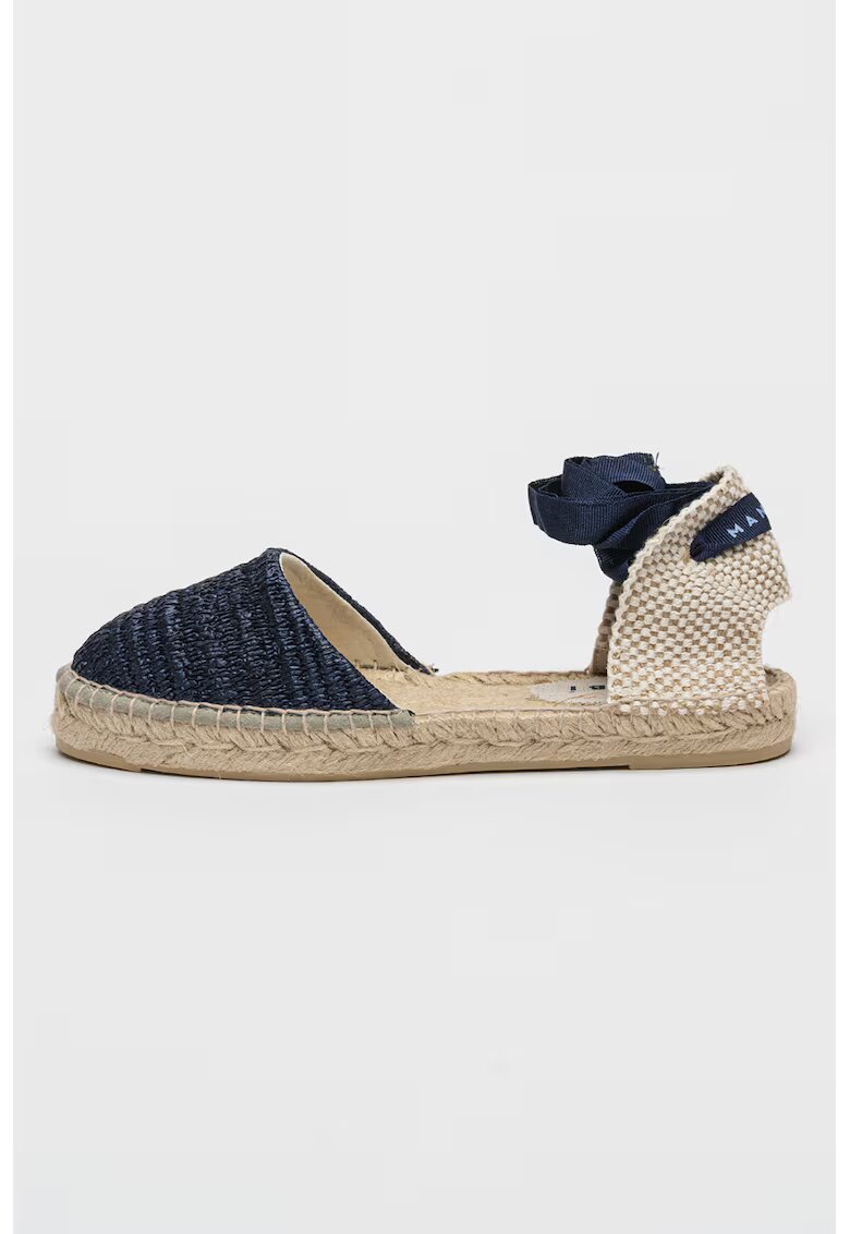Manebi Sandale-espadrile cu decupaj pe spate Valenciana - Bleumarin