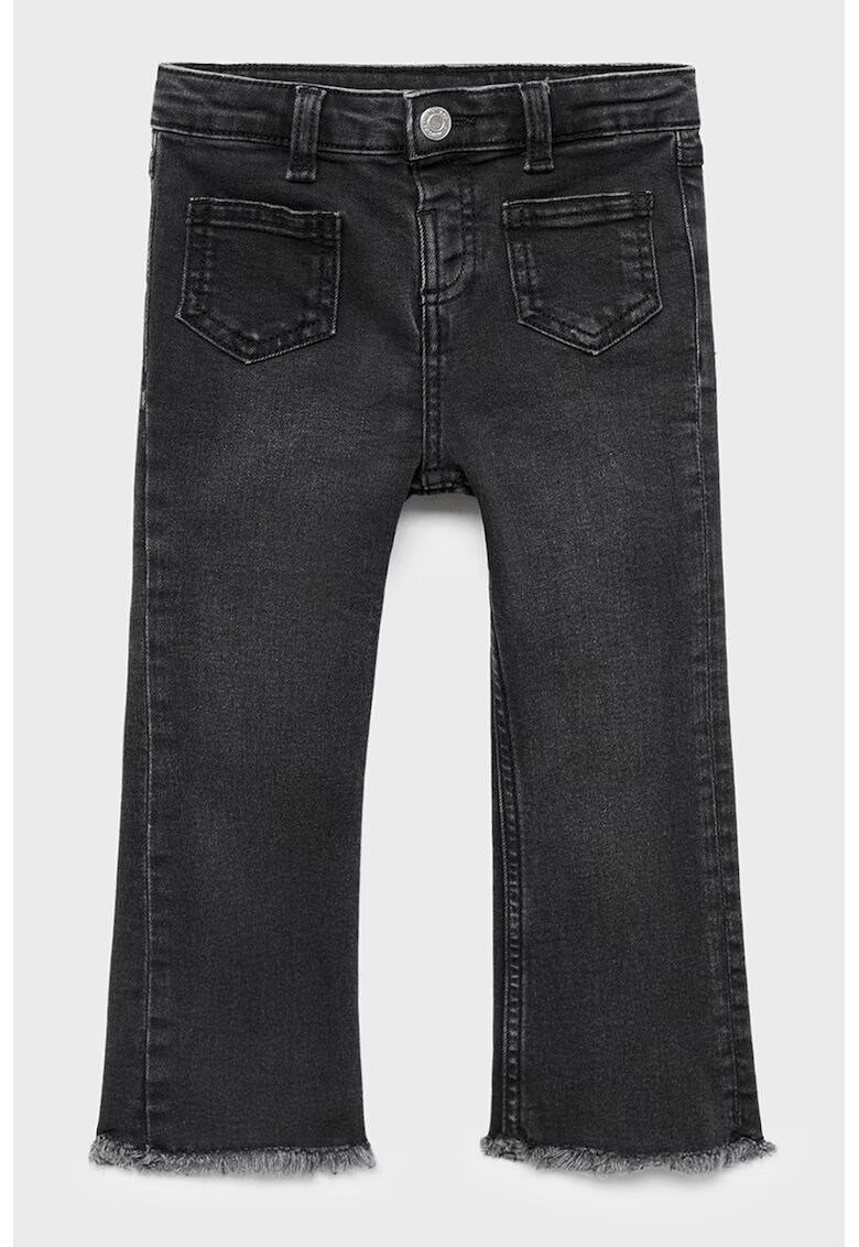 MANGO Blugi regular fit - Negru stins