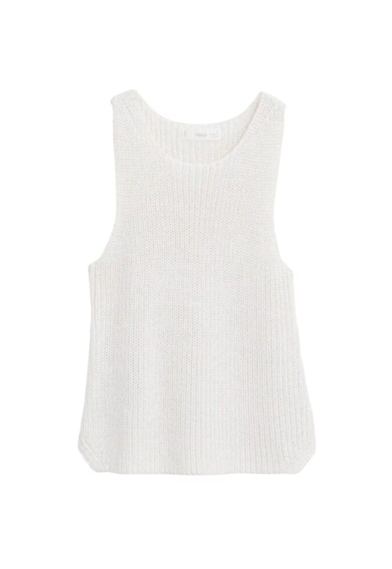 MANGO Top cu decolteu rotund