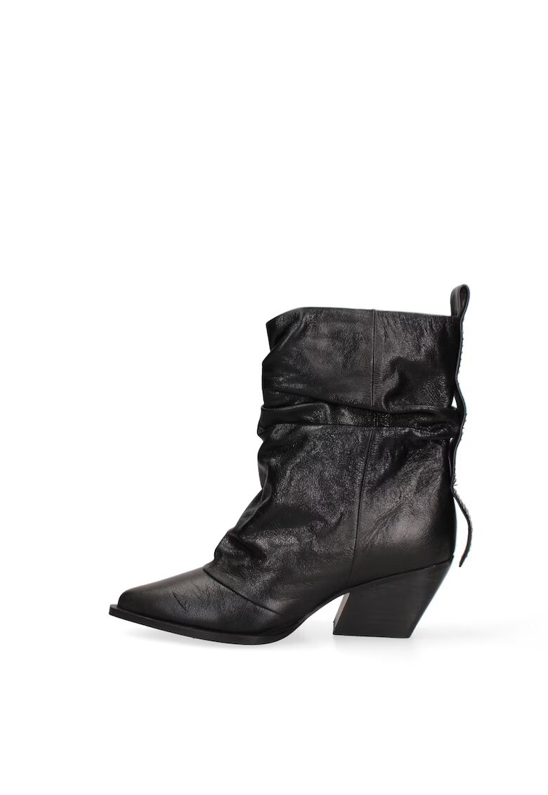 Marc Ellis Botine cowboy din piele Veridia - Negru