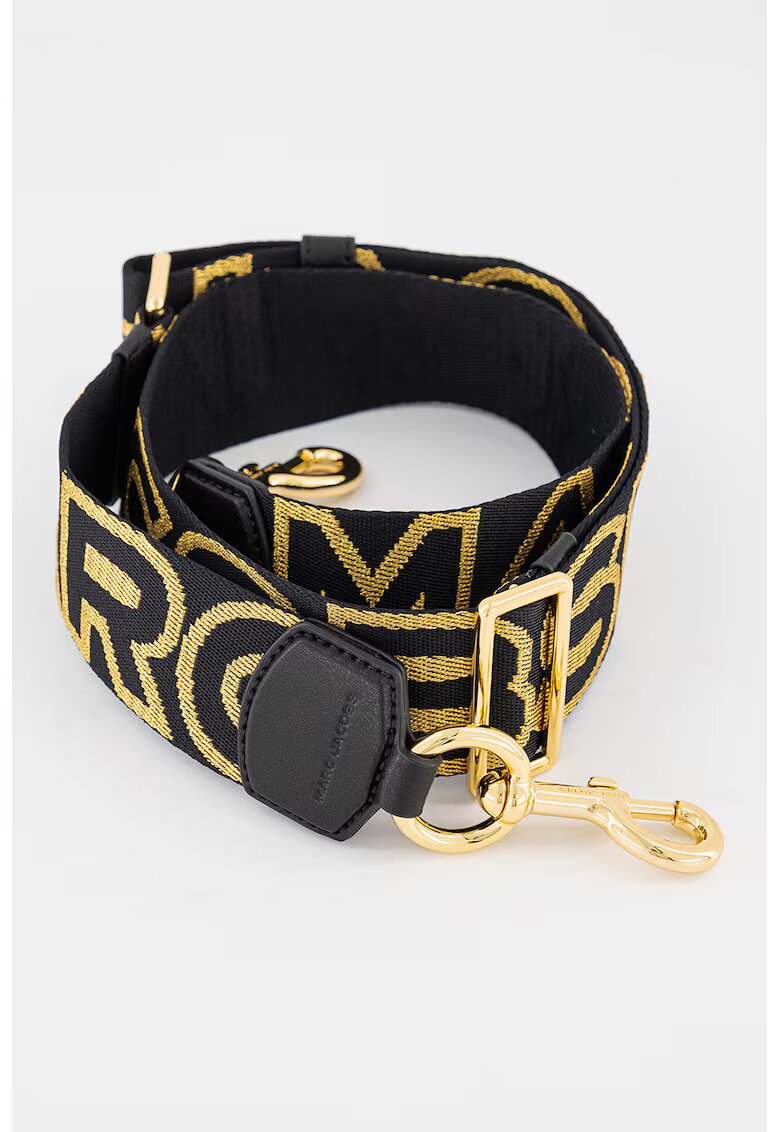 Marc Jacobs Bareta cu model logo - pentru geanta - Auriu/Negru