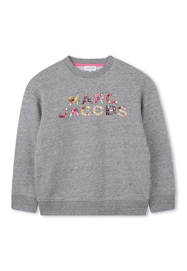 Marc Jacobs Bluza de trening din bumbac cu logo - Gri melange