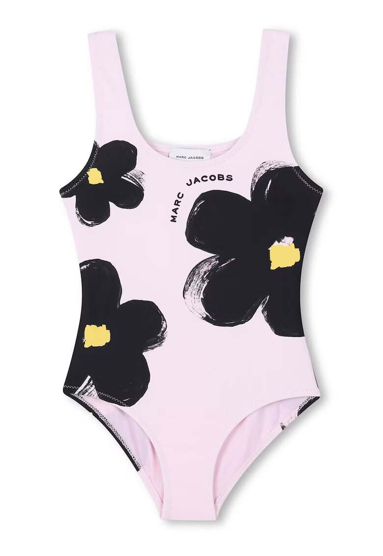 Marc Jacobs Costum de baie intreg cu model floral - Negru/Roz pal