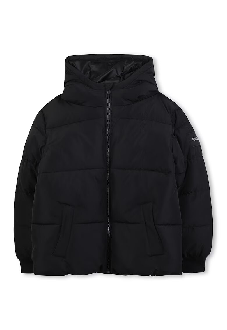 Marc Jacobs Geaca matlasata cu gluga - Negru