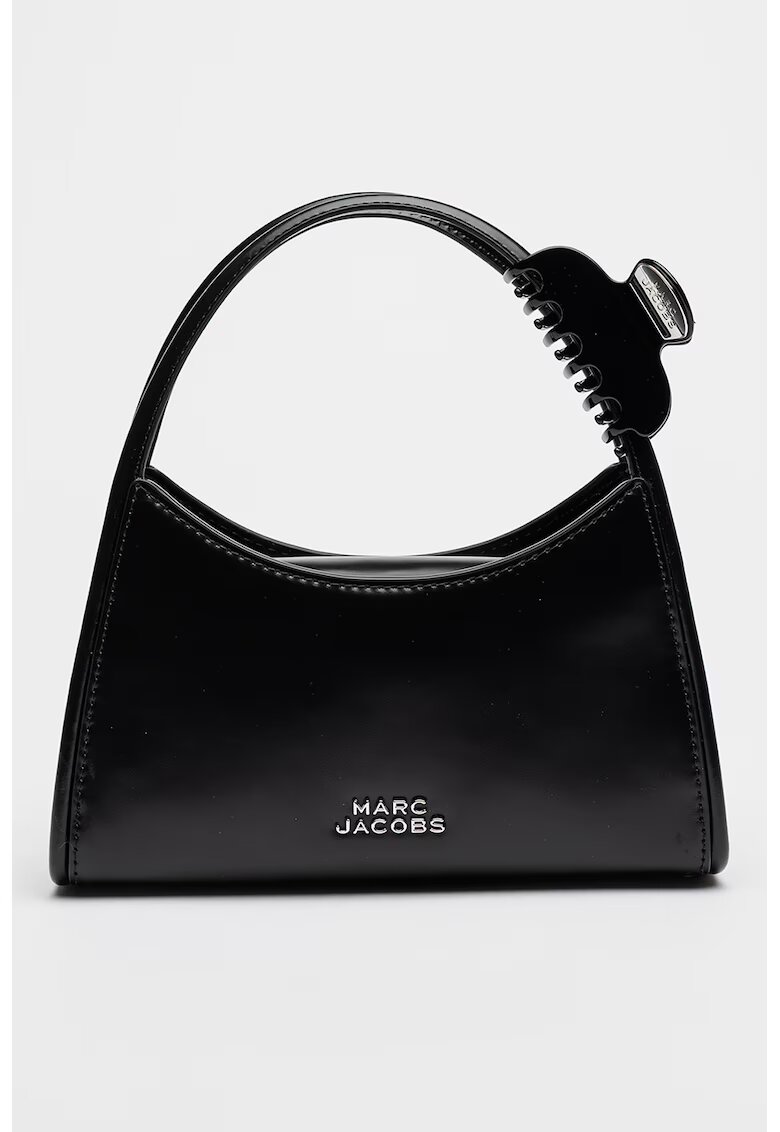 Marc Jacobs Geanta crossbody de piele The Glam - Negru