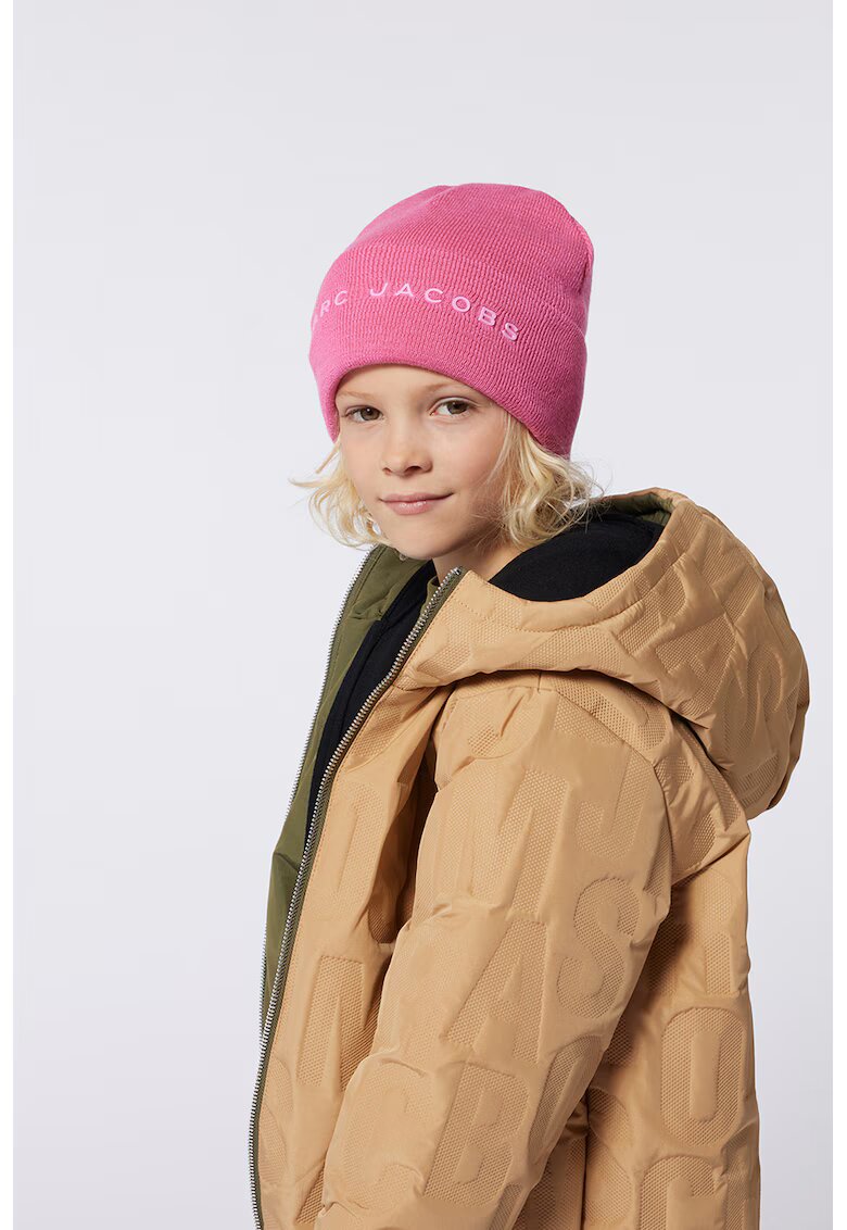 Marc Jacobs Jacheta reversibila cu gluga - Roz somon/Kaki