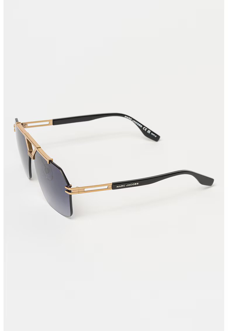 Marc Jacobs Ochelari de soare aviator cu lentile in degrade - Auriu/Negru