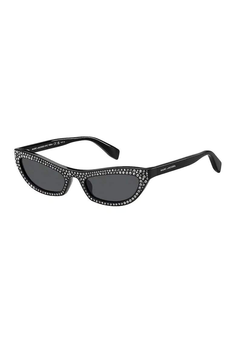 Marc Jacobs Ochelari de soare cat-eye - Negru/Argintiu